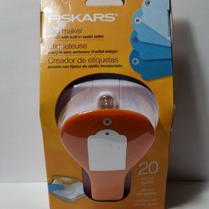 Fiskars Tag Maker Punch w/ Built-in Eyelet Setter